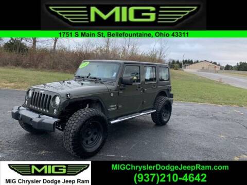 2016 Jeep Wrangler Unlimited for sale at MIG Chrysler Dodge Jeep Ram in Bellefontaine OH