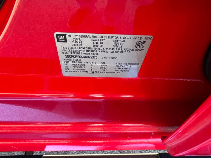 2016 Chevrolet Silverado 1500