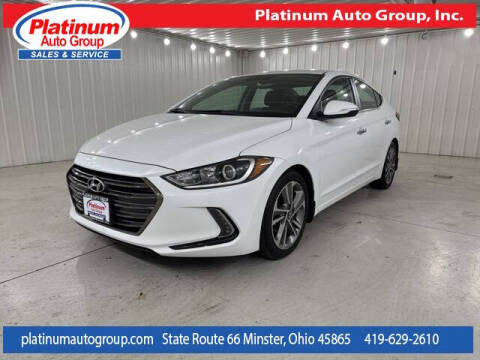 2017 Hyundai Elantra for sale at Platinum Auto Group Inc. in Minster OH