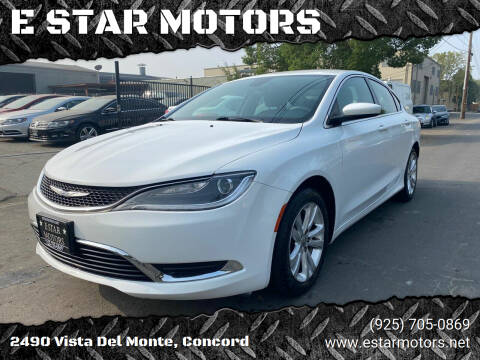 2016 Chrysler 200 for sale at E STAR MOTORS in Concord CA