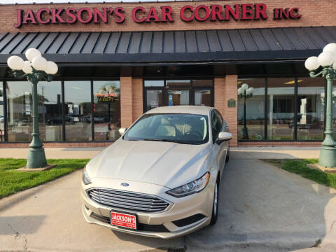 2018 Ford Fusion for sale at Jacksons Car Corner Inc in Hastings NE