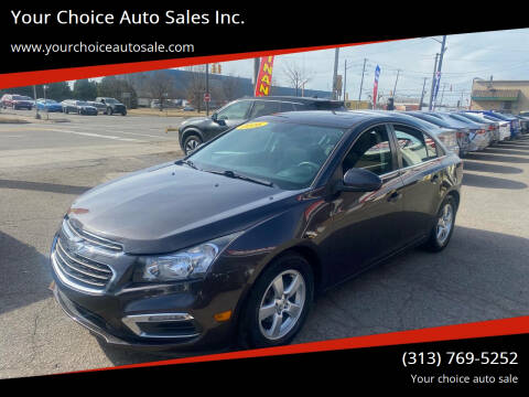2016 Chevrolet Cruze Limited for sale at Your Choice Auto Sales Inc. in Dearborn MI