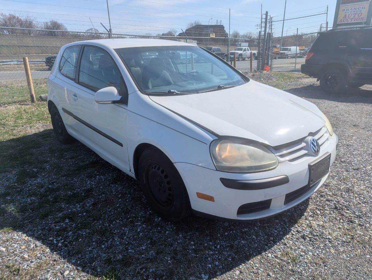 White 2009 Volkswagen Rabbit S PZEV S PZEV 2dr Hatchback 6A 2