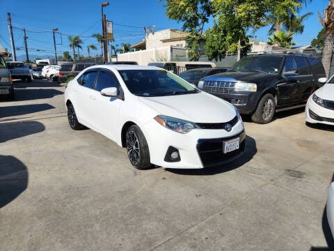 2016 Toyota Corolla for sale at E and M Auto Sales in Bloomington CA