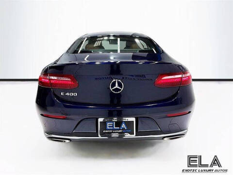 2018 Mercedes-Benz E-Class E 400