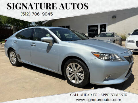 2013 Lexus ES 350 for sale at Signature Autos in Austin TX