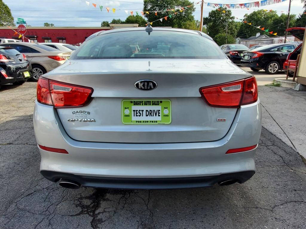 2014 Kia Optima for sale at DAGO'S AUTO SALES LLC in Dalton, GA