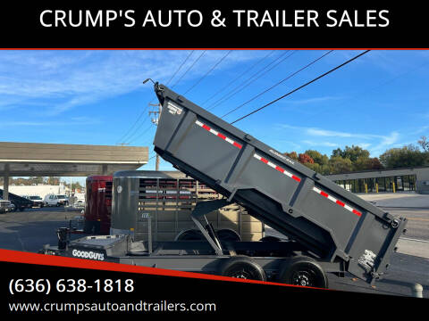 2024 Good Guys  2024  12’  Dump Trailer  for sale at CRUMP'S AUTO & TRAILER SALES in Crystal City MO
