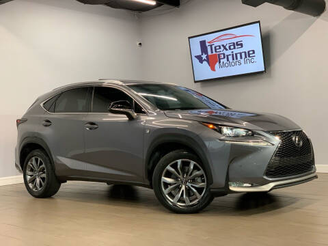 2017 Lexus NX 200t for sale at Texas Prime Motors in Houston TX