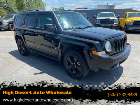 2015 Jeep Patriot for sale at High Desert Auto Wholesale in Albuquerque NM