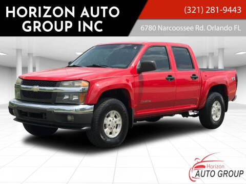 2005 Chevrolet Colorado for sale at HORIZON AUTO GROUP INC in Orlando FL