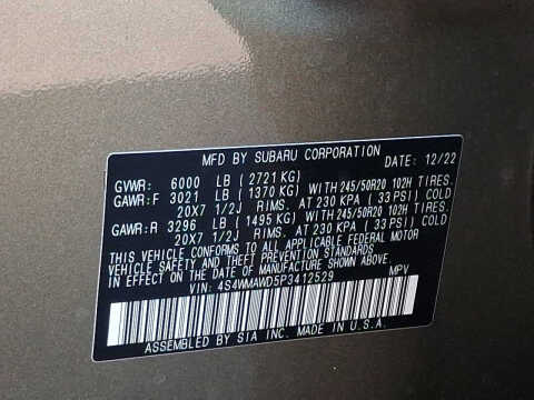 2023 Subaru Ascent Touring