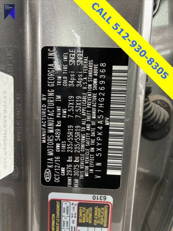 2017 Kia Sorento SX Limited V6