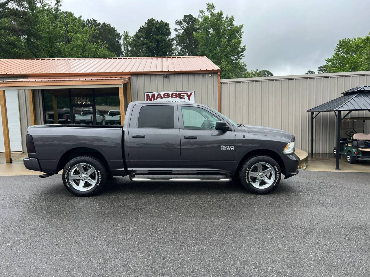 Gray 2018 Ram 1500 Express 4x4 Express 4dr Crew Cab 5.5 ft. SB Pickup 1