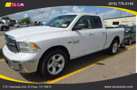 2016 RAM 1500 for sale at Escar Auto in El Paso TX