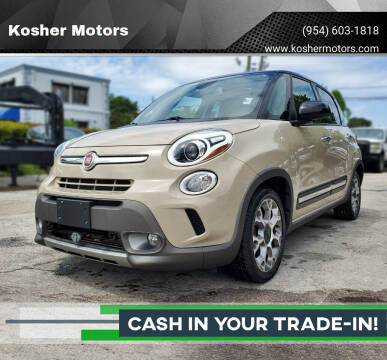 2015 FIAT 500L for sale at Kosher Motors in Hollywood FL