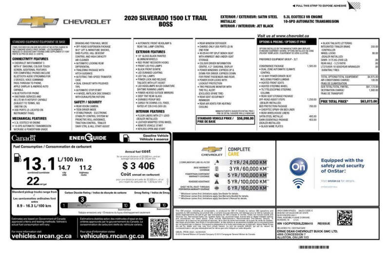 2020 Chevrolet Silverado 1500