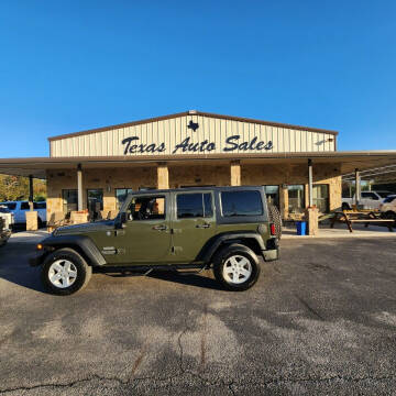 2015 Jeep Wrangler Unlimited for sale at Texas Auto Sales in San Antonio TX