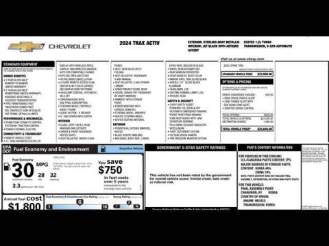 2024 Chevrolet Trax ACTIV