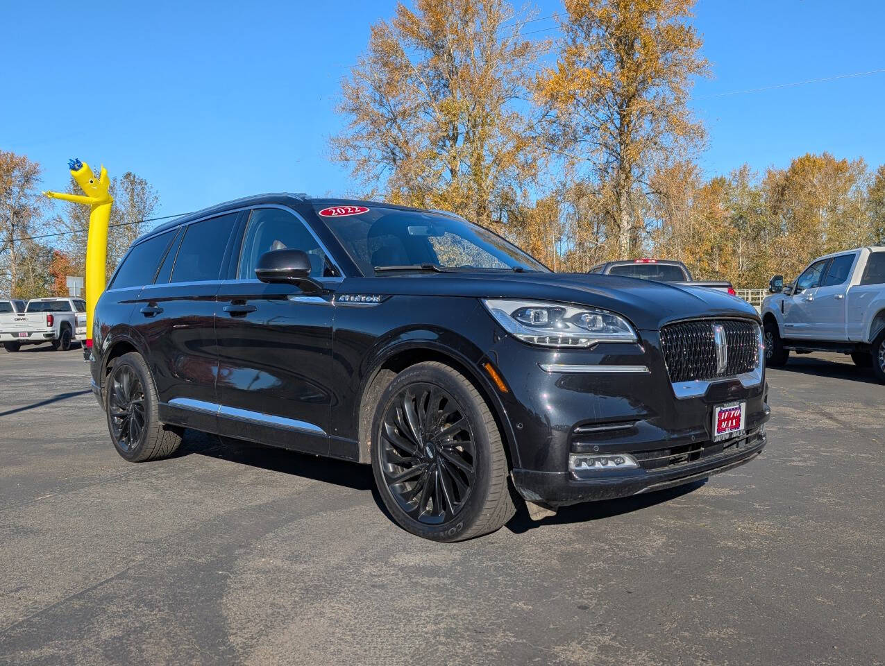 used 2022 Lincoln Aviator car, priced at $36,999