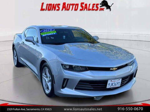 2016 Chevrolet Camaro for sale at LIONS AUTO SALES in Sacramento CA