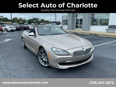 2012 BMW 6 Series for sale at Select Auto of Charlotte in Matthews NC