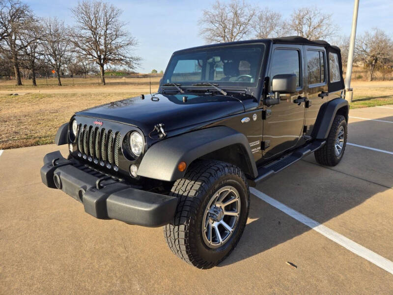 2014 Jeep Wrangler Unlimited for sale at Andover Auto Group, LLC. in Argyle TX