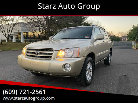 2003 Toyota Highlander for sale at Starz Auto Group in Delran NJ