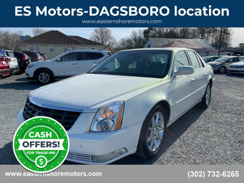 2006 Cadillac DTS for sale at ES Motors-DAGSBORO location in Dagsboro DE