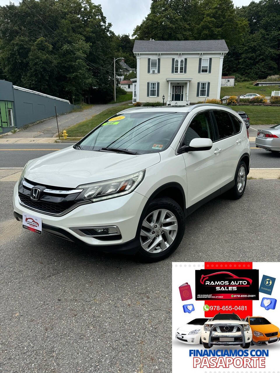 2015 Honda CR-V for sale at Ramos Auto Sales LLC in Leominster, MA