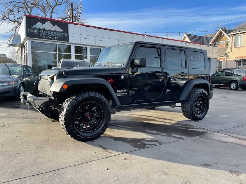 2010 Jeep Wrangler Unlimited for sale at Rocky Mountain Motors LTD in Englewood CO