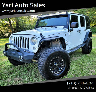 2017 Jeep Wrangler Unlimited for sale at Yari Auto Sales in Houston TX