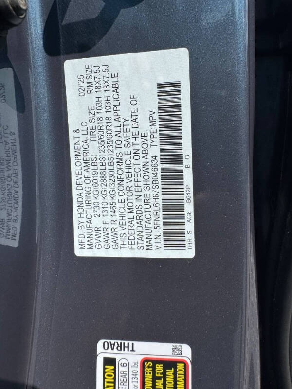 2025 Honda Odyssey EX-L