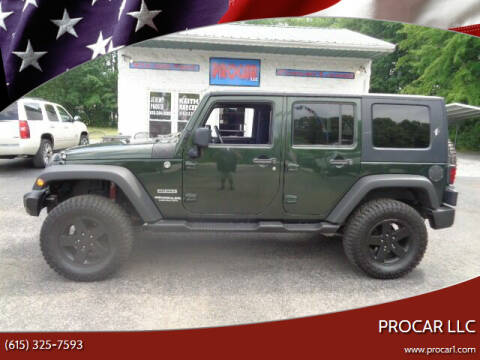 2010 Jeep Wrangler Unlimited for sale at PROCAR LLC in Portland TN