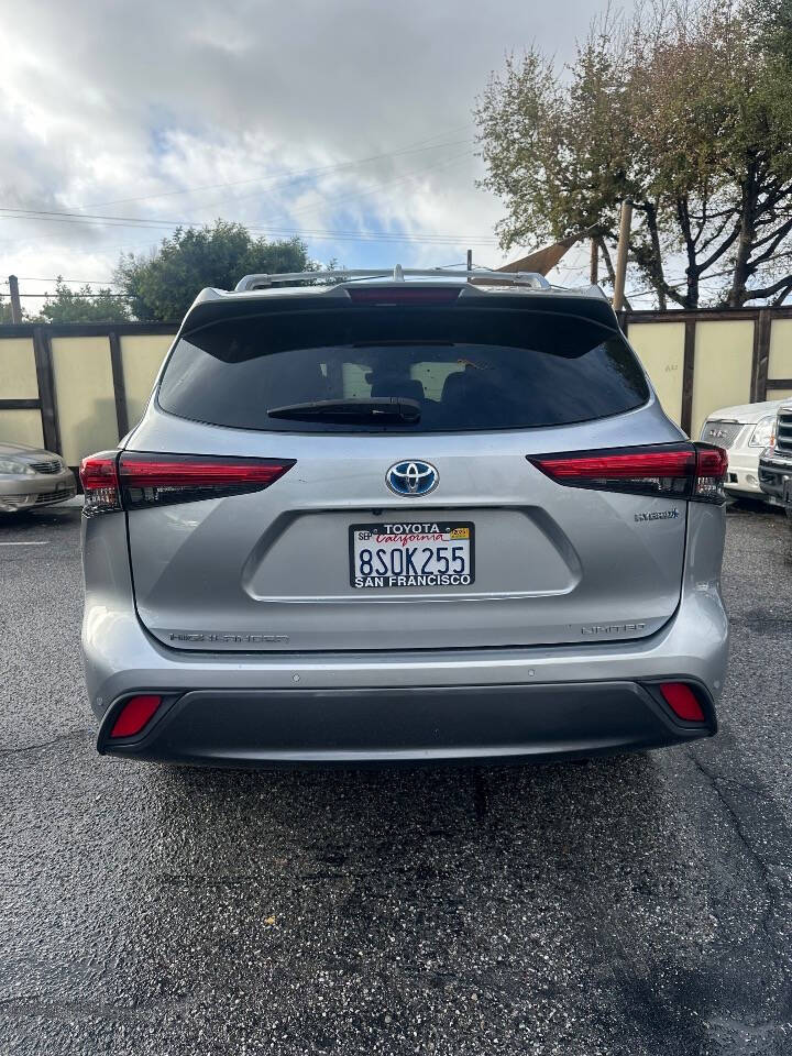 2020 Toyota Highlander Hybrid for sale at Autorange Motors LLC in San Jose, CA