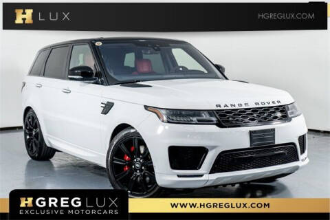2021 Land Rover Range Rover Sport for sale at HGREG LUX EXCLUSIVE MOTORCARS in Pompano Beach FL