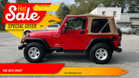 2006 Jeep Wrangler for sale at DND AUTO GROUP in Belvidere NJ