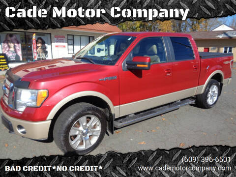2010 Ford F-150 for sale at Cade Motor Company in Lawrence Township NJ