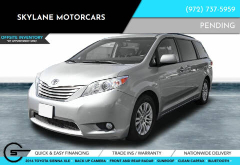 2016 Toyota Sienna for sale at Skylane Motorcars - Off-site Inventory in Carrollton TX