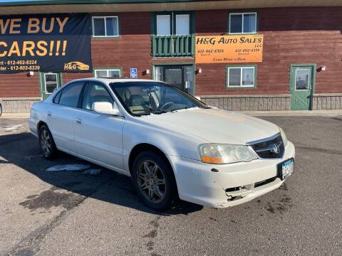 2002 Acura TL for sale at H & G AUTO SALES LLC in Princeton MN