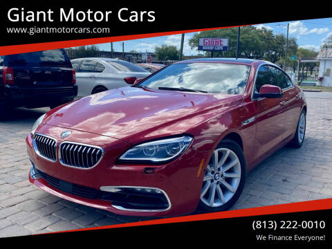 2016 BMW 6 Series for sale at Giant Motor Cars in Tampa FL