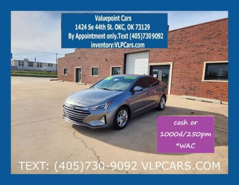 2019 Hyundai Elantra for sale at Valuepoint Cars in Oklahoma City OK