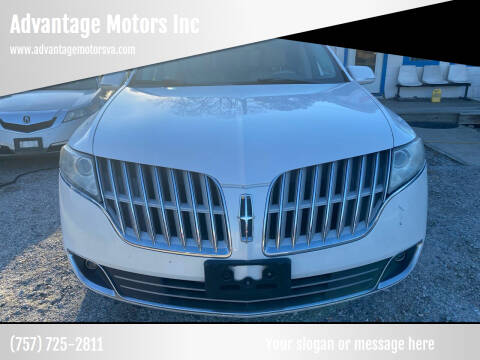 2012 Lincoln MKT for sale at Advantage Motors Inc in Newport News VA