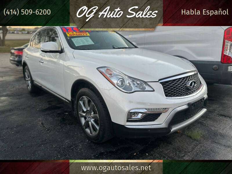 2016 Infiniti QX50 for sale at OG Auto Sales in Milwaukee WI