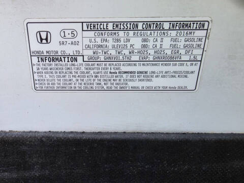2016 Honda Fit EX