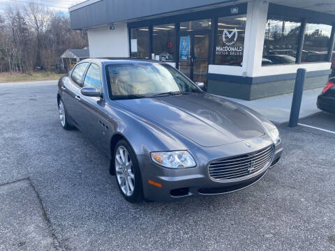2008 Maserati Quattroporte for sale at MacDonald Motor Sales in High Point NC