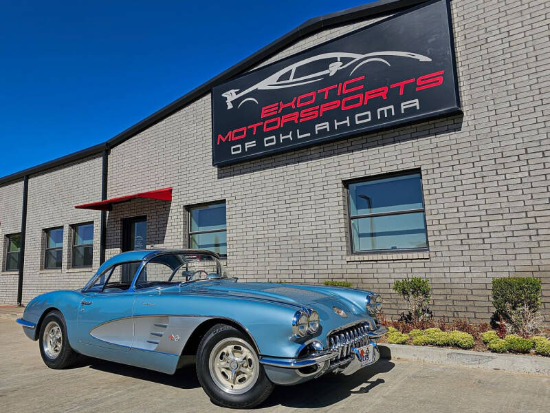 1958 Chevrolet Corvette for sale at Exotic Motorsports of Oklahoma in Edmond OK