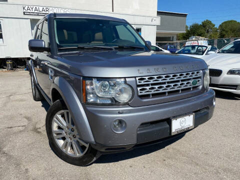 2012 Land Rover LR4 for sale at KAYALAR MOTORS in Houston TX