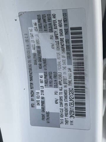 2018 Mazda MAZDA3 Touring