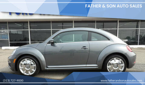 2019 Volkswagen Beetle for sale at Father & Son Auto Sales in Dearborn MI